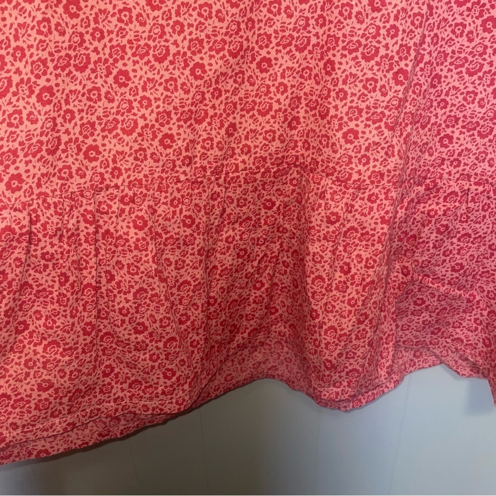 Seasalt Cornwall Colarossi Tunic Pink Floral Blouse Size 12 - Picture 5 of 7